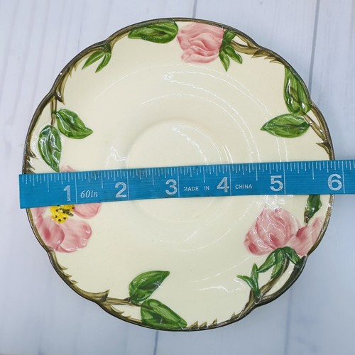 Set 6 tazze da tè e piattini Franciscan Desert Rose Made in USA CA - Foto 12 di 17