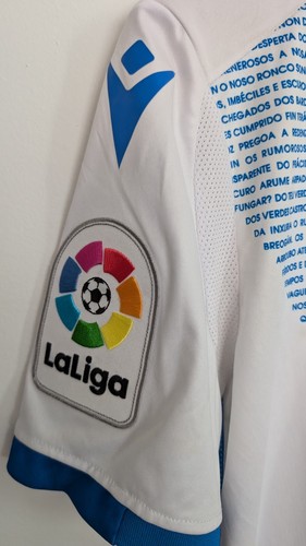 Tercera equipación. Camiseta Deportivo de La Coruña, 2018-2019. Macron - Imagen 3 de 6