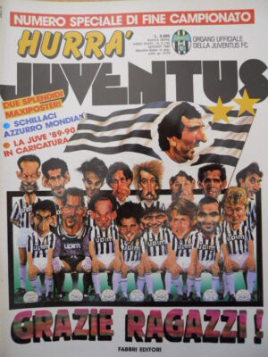 Hurra Juventus - Offizielles Magazin Nr. 5 1990 Danke Jungs!!  [C52B] ab Lager