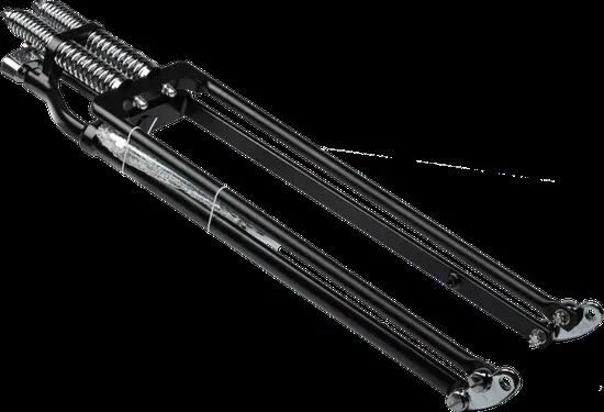 Horquilla Springer HD negra pierna cónica 8 pulgadas Sobre Harley Sportster 883 Roadster 05-17 Foto 2 de 4