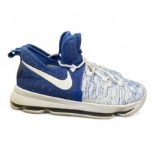 Nike KD 9 Kevin Durant Home Zoom Youth 6.5 Royal Blue / White Sneakers 855908