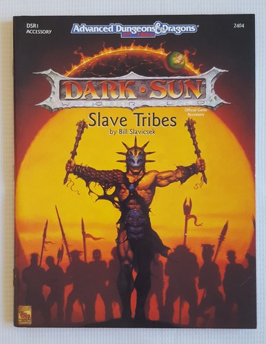 DSR1 SLAVE TRIBES DARK SUN DUNGEONS & DRAGONS 2ND EDITION 1992 BROM