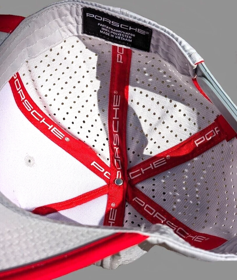 PORSCHE RENNSPORT 7 WHITE HAT BASEBALL CAP - Image 3 of 3
