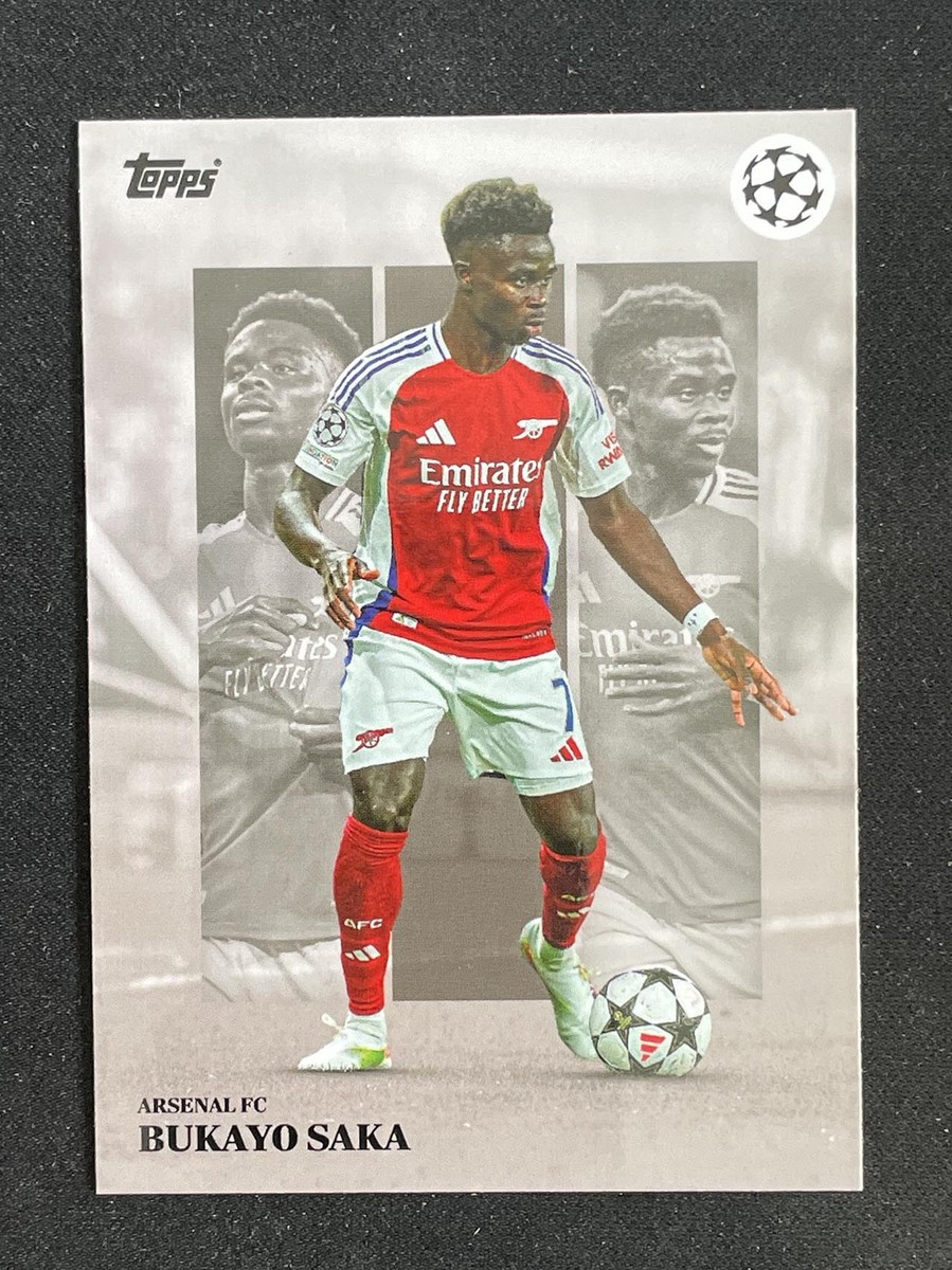 SHARP - saka！！！ Bukayo Saka REFRACTOR U23 (2020) Topps Chrome 🔥Arsenal