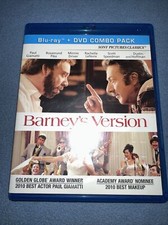 Barneys Version (Blu-ray/DVD, 2011, 2-Disc Set)