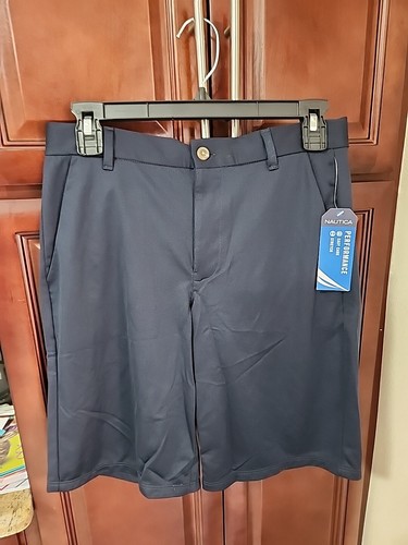 Nautica 16 Boys' School Uniform Performance Shorts  Navy NEW WITH TAGS,Mismarked