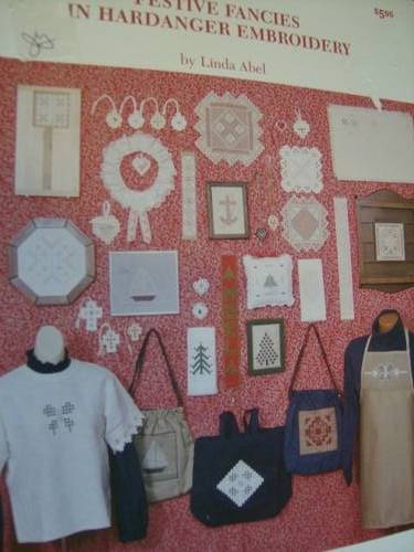 Festive Fancies In Hardanger Embroidery Book Ornaments, Aprons, Runners