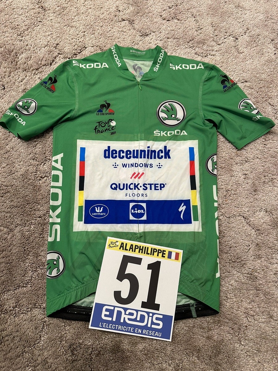 Tour De France Green Jersey Alaphilippe Dossard Bib eBay