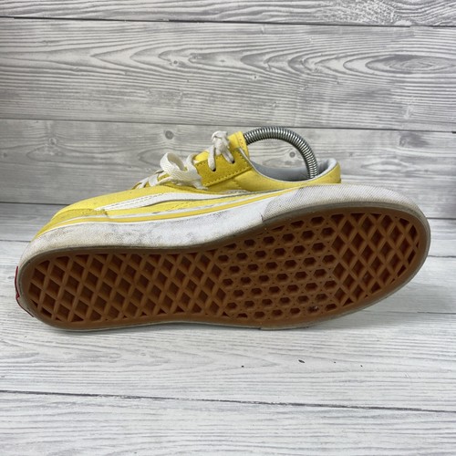 Vans Lemon Yellow Suede And Canvas Low Top Trainers Size 3 PK2001971 - Picture 8 of 10