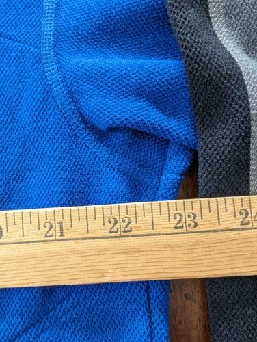 The North Face blauer Pullover Sweatshirt mit diagonalem Frontreißverschluss/Tasche Herren M - Bild 10 von 12