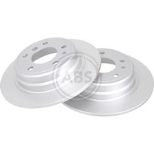 A.B.S. 2x Bremsscheibe hinten 300 Voll für BMW 5er E34 E28 E90 15868