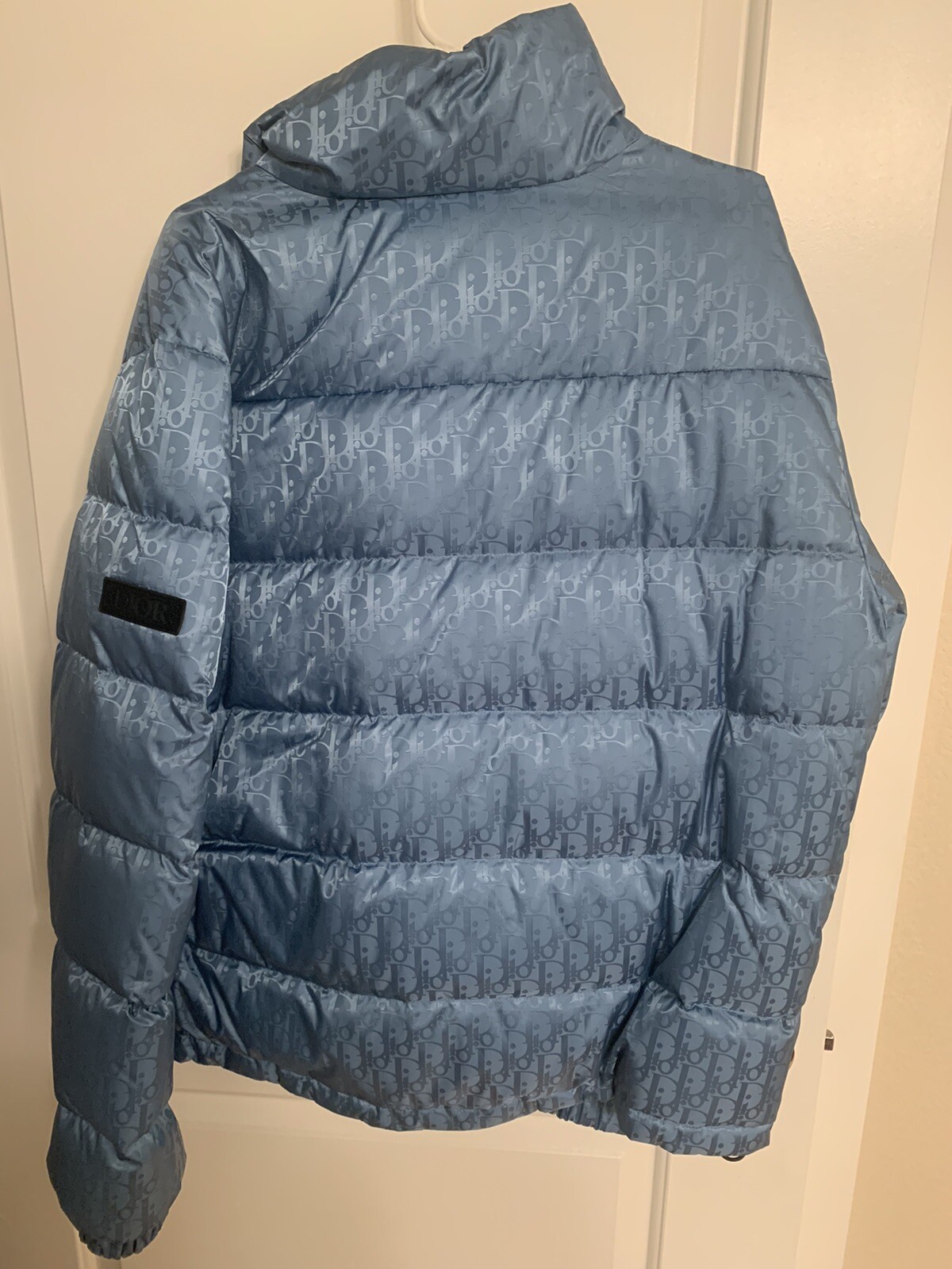DIOR OBLIQUE DOWN JACKET LIGHT BLUE eBay