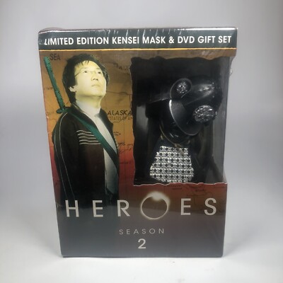 Sealed Heroes Season 2 DVD Limited Edition Kensei Mask & Gift Set - Brand New