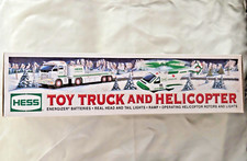 Hess 2006 Toy Truck and Helicopter. NEW OPEN BOX