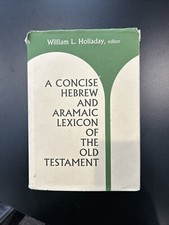 A Concise Hebrew and Aramaic Lexicon of the Old Testament Wlliam Holladay HC DJ