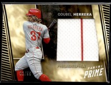 L3,311 - 2019 Panini Prime Swatches Gold #21 Odubel Herrera /99