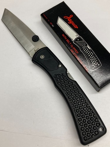 Large Tanto Plain Edge Lockback Folder w/Thumbswitch, Clip YK-88T - Picture 2 of 24