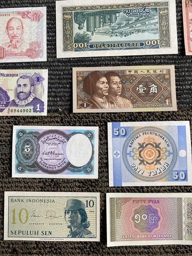 25 Different Banknotes from 25 Countries UNC - Collectible World Currency Lot - Picture 7 of 8