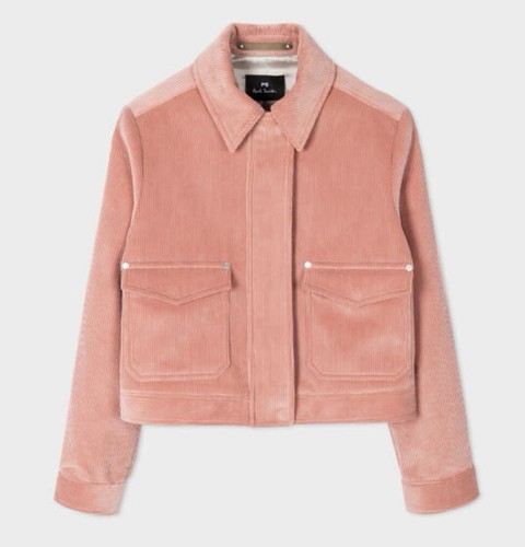 NWT Authentic $500 Paul Smith Corduroy Jacket, Powder Pink. EU 46, US 10 - Picture 11 of 12