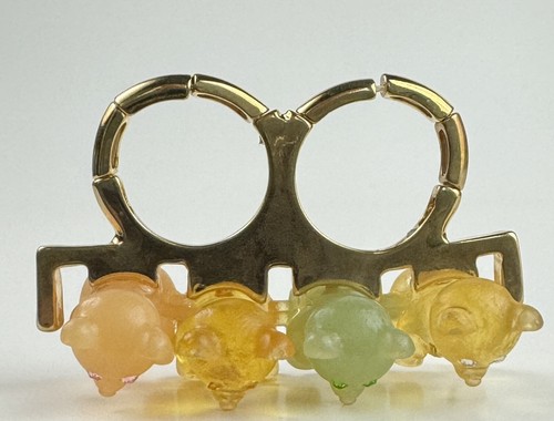 Betsey Johnson "Candy Land" Gummy Bear Two-Finger Stretch Ring - Picture 10 of 15