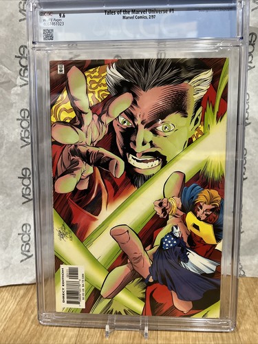 TALES OF THE MARVEL UNIVERSE 1 CGC 9.6  2ND THUNDERBOLTS 1ST COVER CITIZEN V - Picture 2 of 2