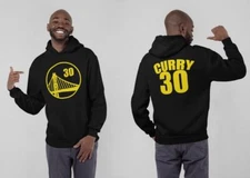 New Golden State Steph Curry Black Hoodie Adult and Youth (Fix Price)