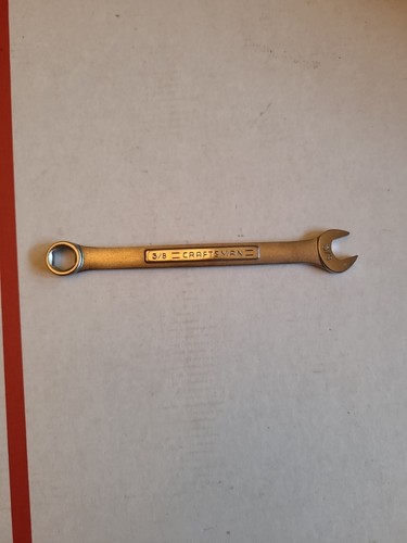Vintage Craftsman Tools -VΛ- 3/8" 6-Point SAE Combination Wrench  44383, USA - Picture 1 of 2