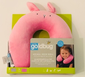 On The Goldbug Bear Animal Neck Roll Travel Pillow Toddler Neck