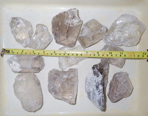 Afghanistan Clear Quartz Crystal Stone over 100 gram Size Pieces 0.6 Kg Lot - Picture 4 of 8