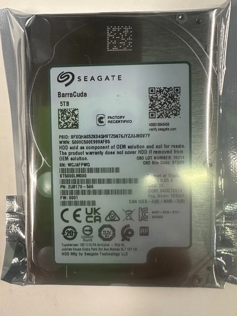 5TB 2.5 Inch SATA Computer Internal Hard Disk Drives for sale | eBay