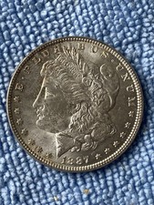1887 $1 Morgan Silver Dollar P3 2