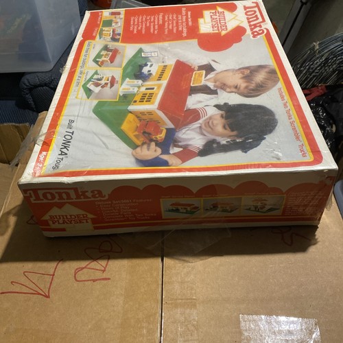 Vintage Tonka Builder Playset 5051 Three Buildings one at a time 1979 Sealed Box - Picture 4 of 7