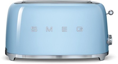 Smeg TSF02PBEU Toaster 2-Schlitz Lang 50's Retro Style