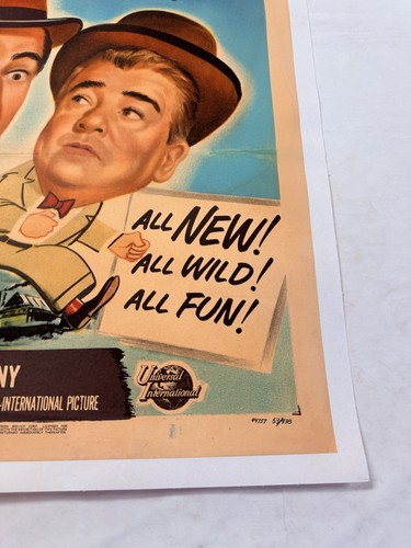 1953 Abbott & Costello treffen Dr. Jekyll & Mr Hyde Original 27x41 Filmplakat - Bild 2 von 9