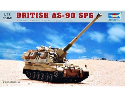 Trumpeter 7221 UK AS-90 SPG 1:72 New  Free Shipping
