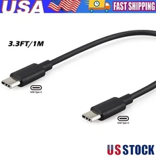 USB C to USB C Cable for Samsung Smartphone USBC Type C Charging Cord 3.3FT