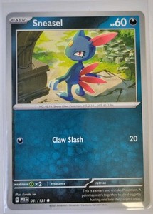 Pokémon TCG - Prismatic Evolutions: Sneasel (061/131) - Common - Near Mint 