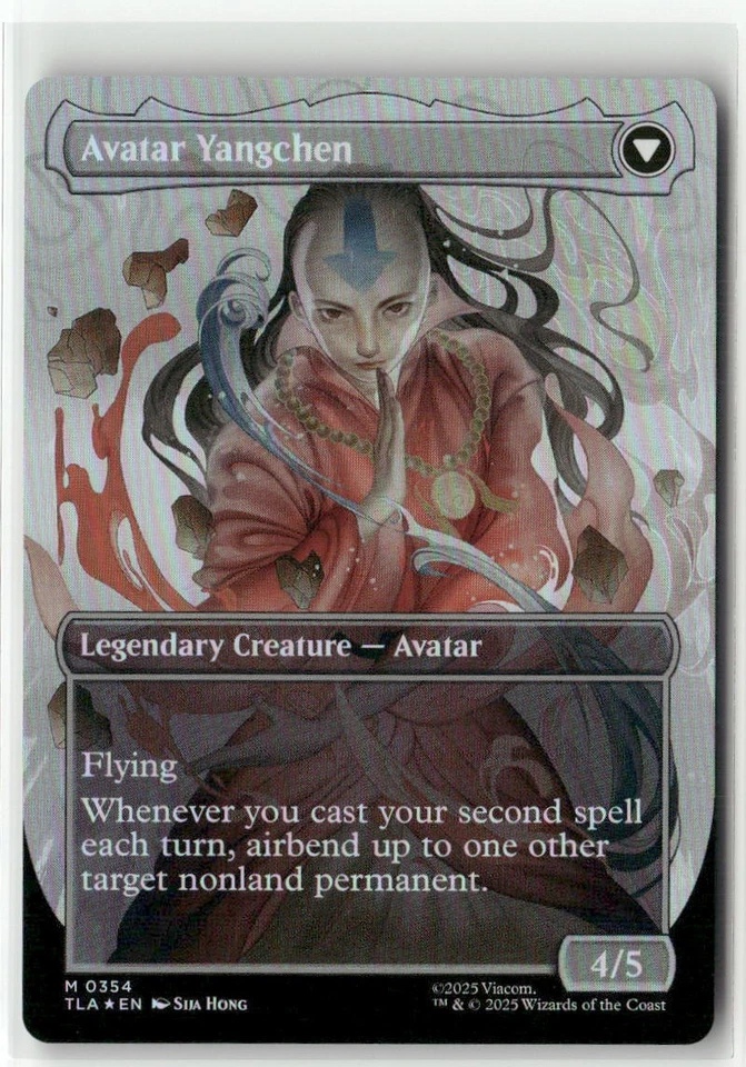 The Legend of Yangchen Borderless FOIL Avatar The Last Airbender MTG NM - Image 2 of 2