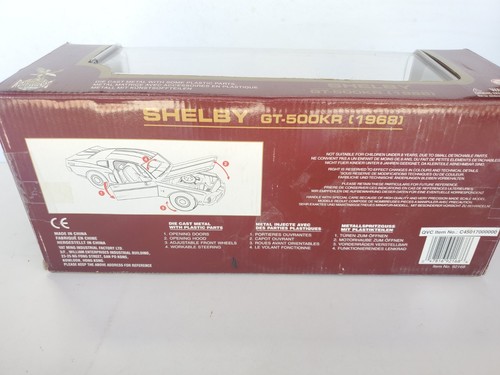 NEW Road Legends 1968 Mustang SHELBY GT500KR 1/18 DIECAST MODEL - Bild 9 von 10