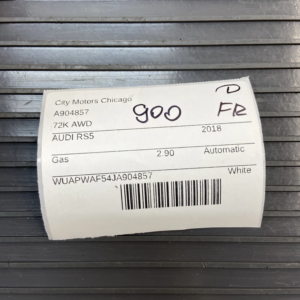 Pinza de freno delantera derecha roja Audi RS5 2018-2023 8W0615106FC OEM NOTE Foto 2 de 4