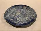Red Wing Pottery Blue Speckled 5.25"x4.75" Soap Dish Or Spoon Rest