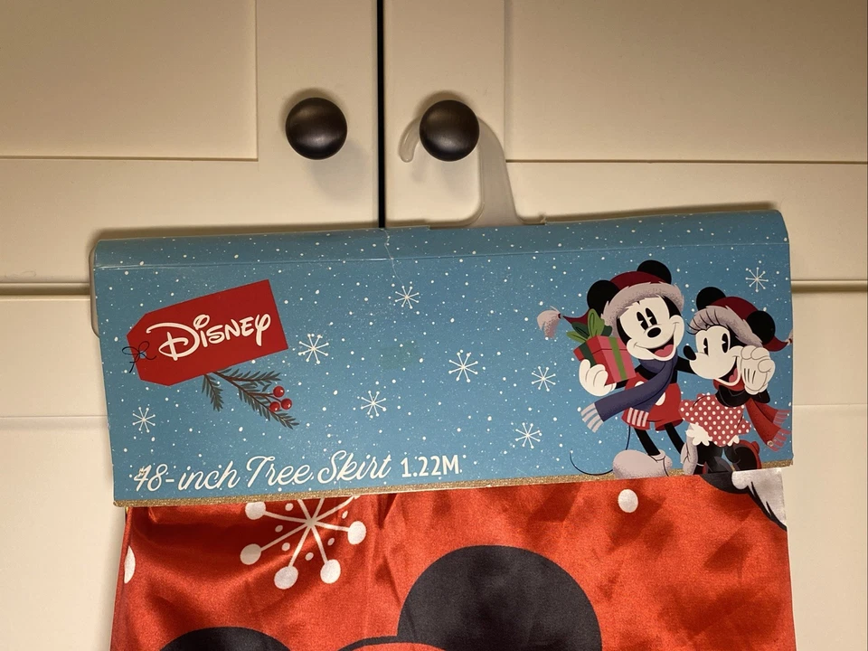 Disney Mickey & Friends 48” Christmas Tree Skirt RUZ Holiday Decor - NEW - Image 2 of 4