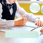 3 Count Durchsichtige Mäppchen Bleistift-Aufbewahrungsbox Federmäppchen