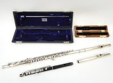 Wm. S. Haynes Sterling Silver Flute, Wooden Piccolo,  Jack Moore ZALO Headjoint
