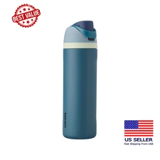 Owala FreeSip 24 oz Insulated Stainless Steel Water Bottle w/ Straw – Denim