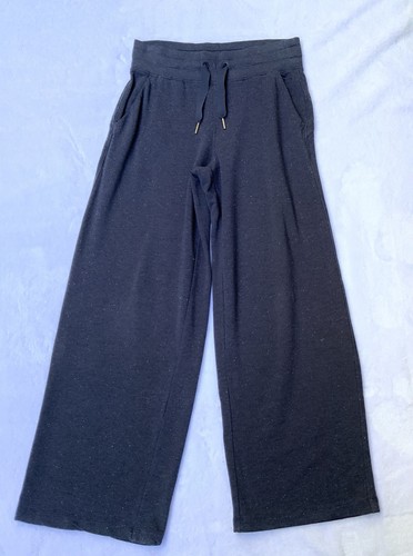 Athleta Balance Wide Leg Pants Sz S Gray Multi Nep Pockets Drawstring Waistband - Picture 14 of 23