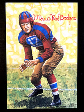 Morris Badgro - Signed GOAL LINE - PRO FOOTBALL Hall of Fame  AUTO Authenticated