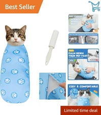 Self-Adhesive Cat Grooming Wrap Bluepaw L for Nail Clipping & Grooming