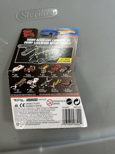 Hot Wheels Speed Racer Gray Ghost Racecar w/ saw blades Movie 2007 Mattel H48 - Picture 2 of 2