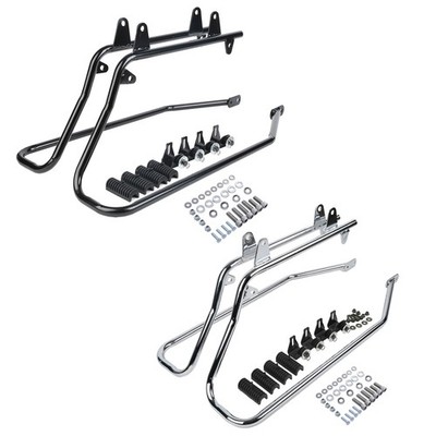 For Harley Davidson Softail 84-17 Conversion Brackets to Mount Hard Saddlebag